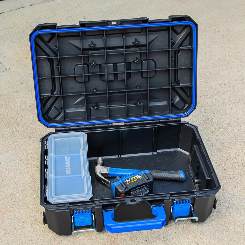 KT 2 Pack 24 Volt Max 2 Ah and 4 Ah Lithium Power Tool Battery Kit, Including Charger and Toolbox