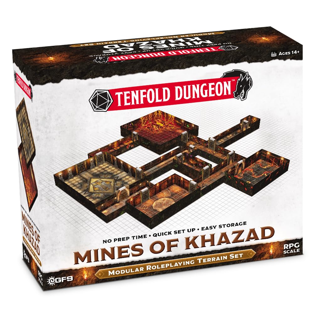 Amazon.com: Gale Force Nine - Tenfold Dungeon - Mines of Khazad