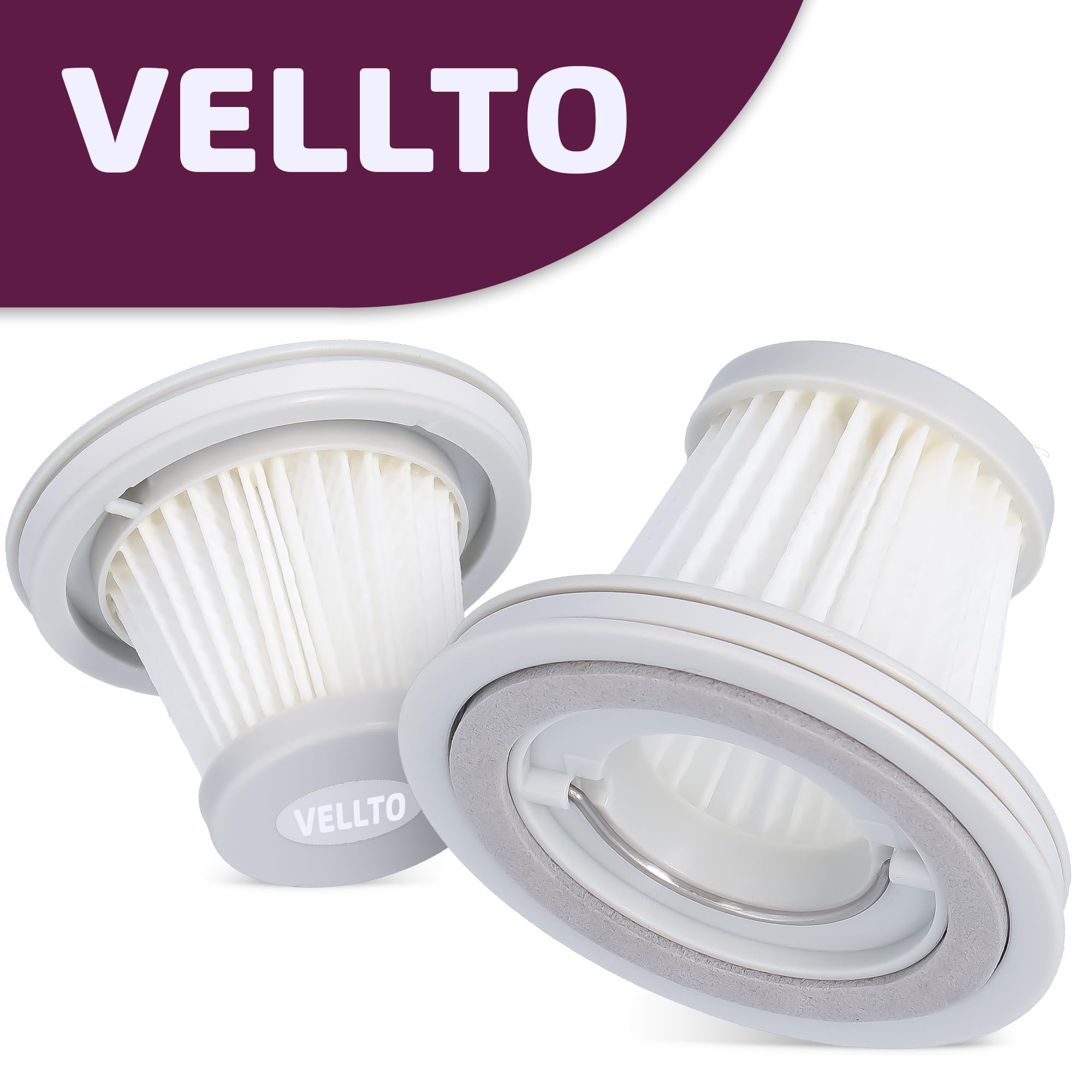 10x Vellto Filtro HEPA Para Aspiradora Compatible Con Xiaomi Mi Vacuum Cleaner Mini ECF Mijia SSXCQ01XY Lavable Alto Rendimiento Purificación Aire Filtrado Preciso