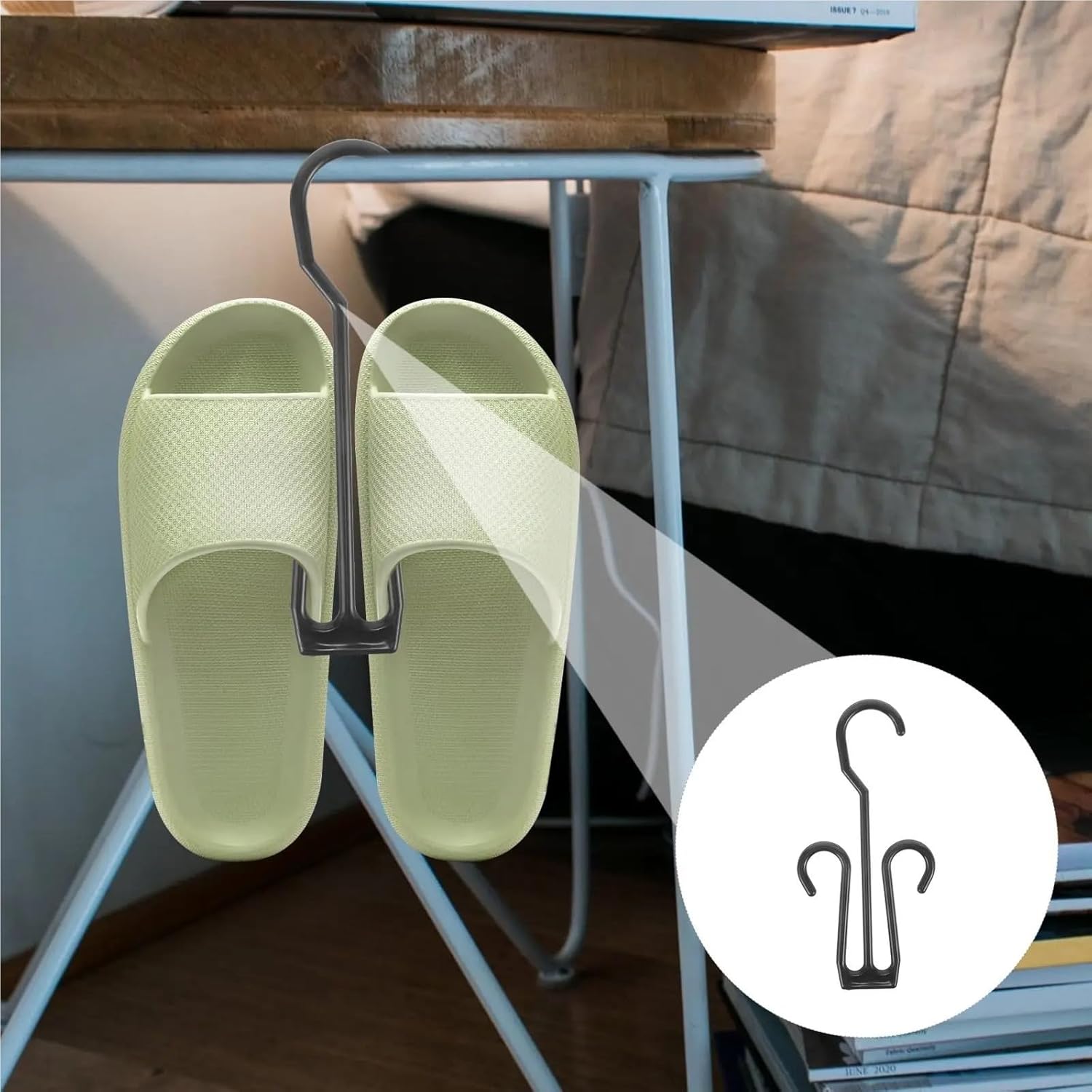 スリッパラック シューズラック 室内 玄関 バスルーム 壁掛けフック スリッパホルダー 靴収納 2個セット 吸盤式 スリッパ収納 ベランダ収納 :  AKIOショップ - 通販 - Yahoo!ショッピング 壁掛けシューズホルダー 吊り下げ式フック20個 装飾スリッパ シューズホルダー オーガナイザー 乾燥ラック スリッパ収納用 (ブラッ