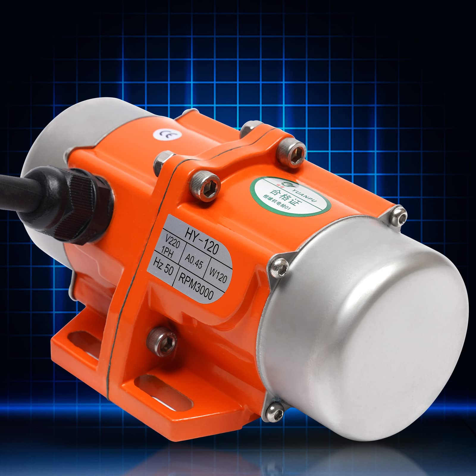 120W 3000U/min 1 Fase Motore elettrico Motore di Vibrazione Motore Vibrante Asincrono Motore Micro Vibrazione Motore Vibratore Per Calcestruzzo Carbone Mining Metallurgia