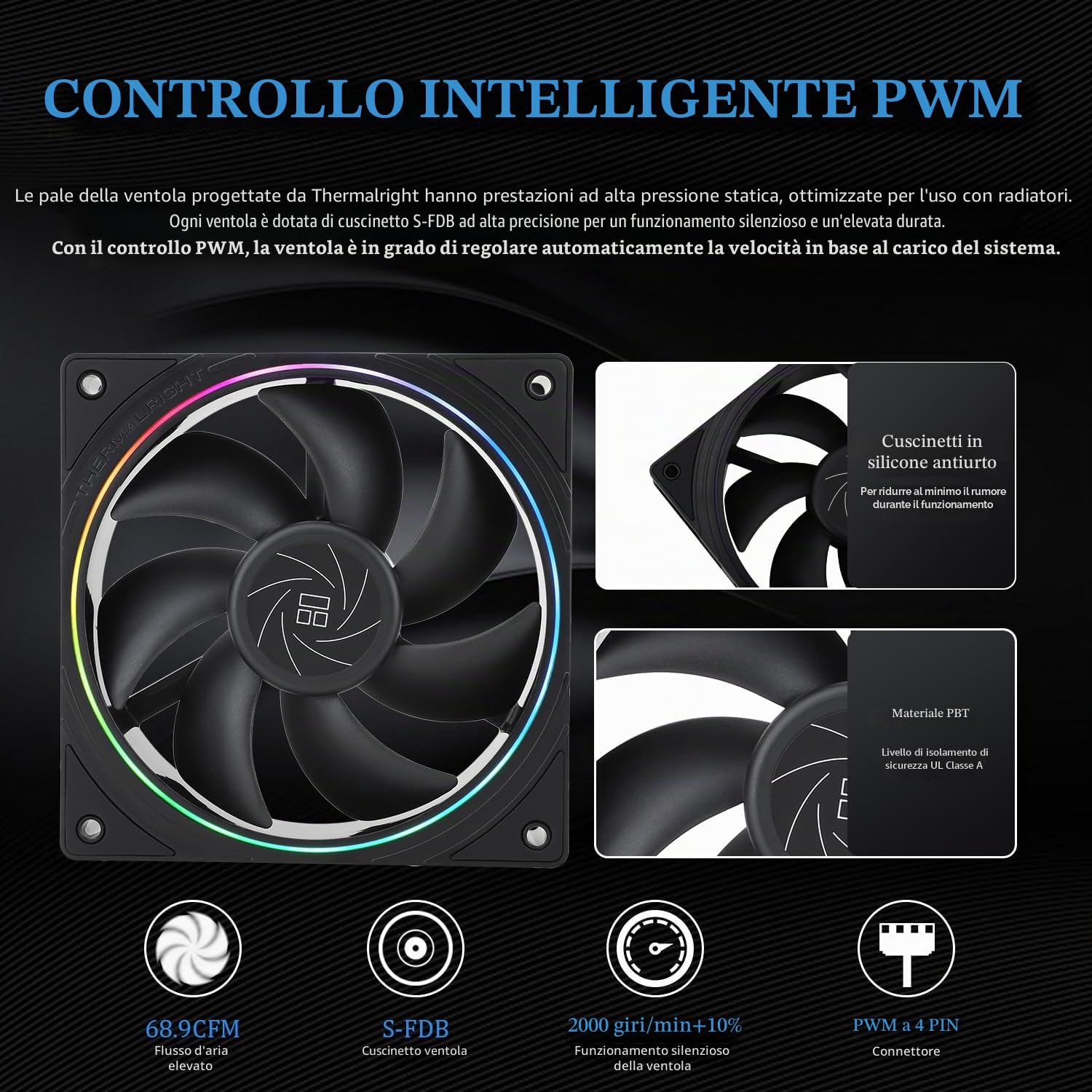 Thermalright Aqua Elite 240 ARGB V2-Raffreddatore d'acqua per CPU 240 Aio, ventola PWM 2 x 120mm, effetto apertura fine, per AM4/AM5, Intel LGA1150/1151/1200/1851/1700