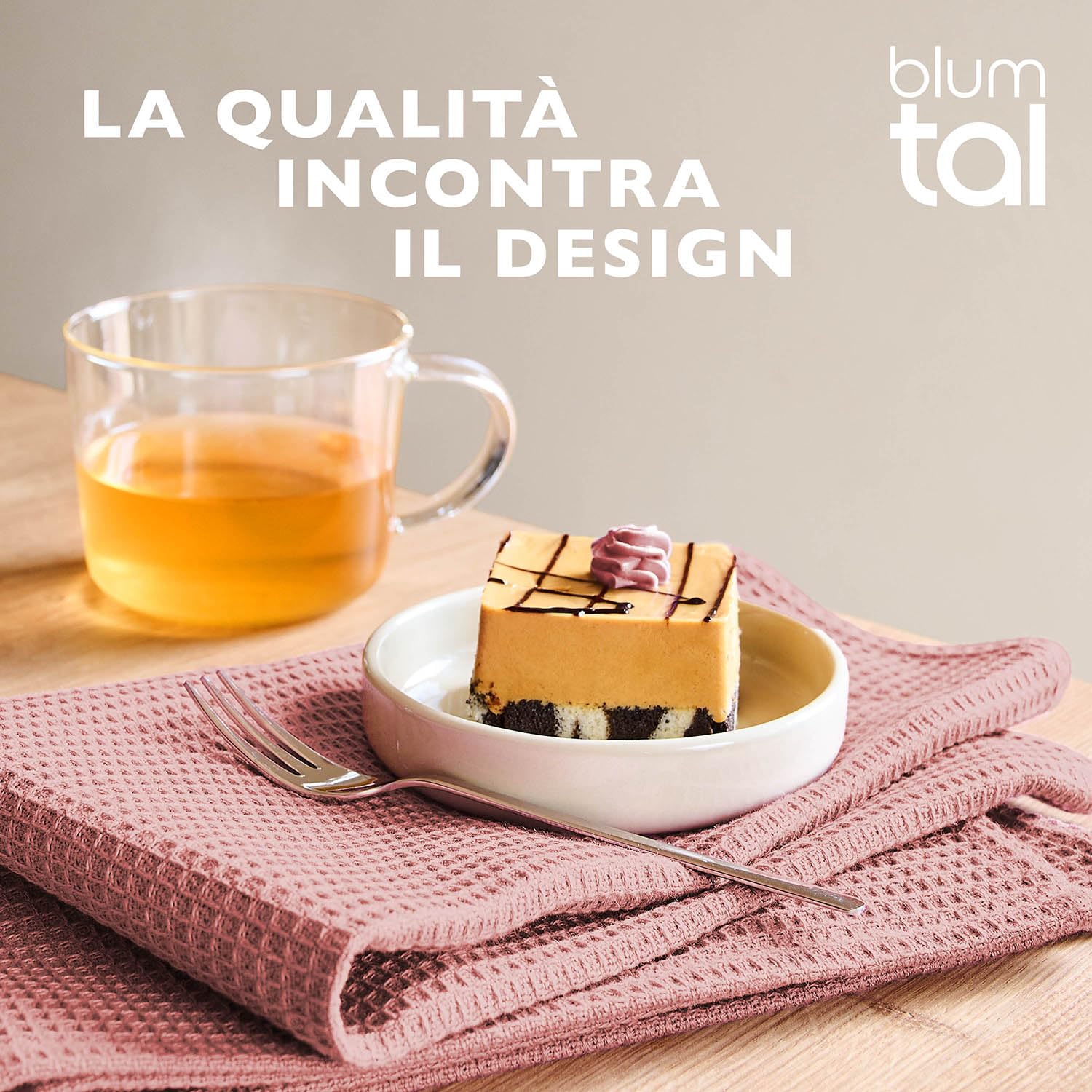 Set 4 Strofinacci Da Cucina In Cotone Bianco 50x100 Cm - ZOLLNER, Qualità 280g/mq