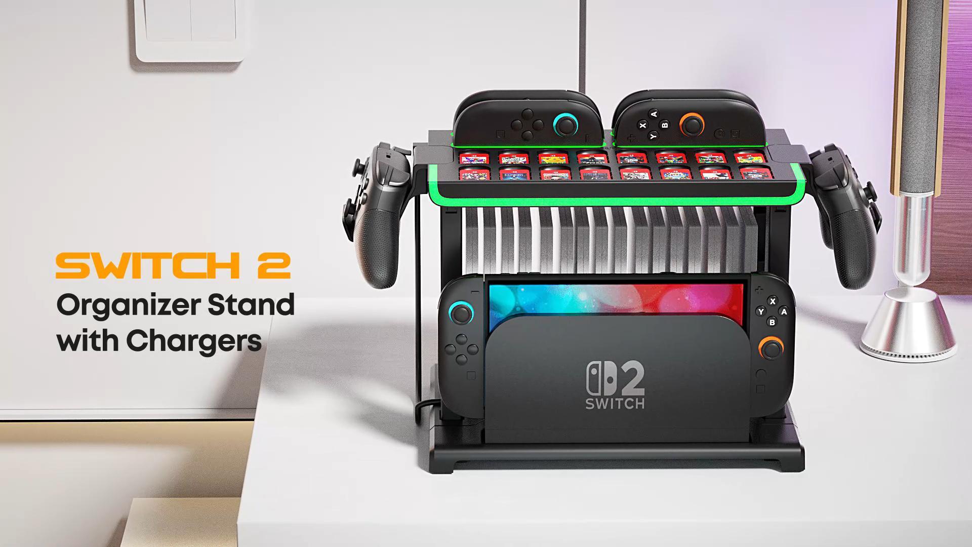 Amazon.com: Switch 2 RGB Organizer Station with Controller