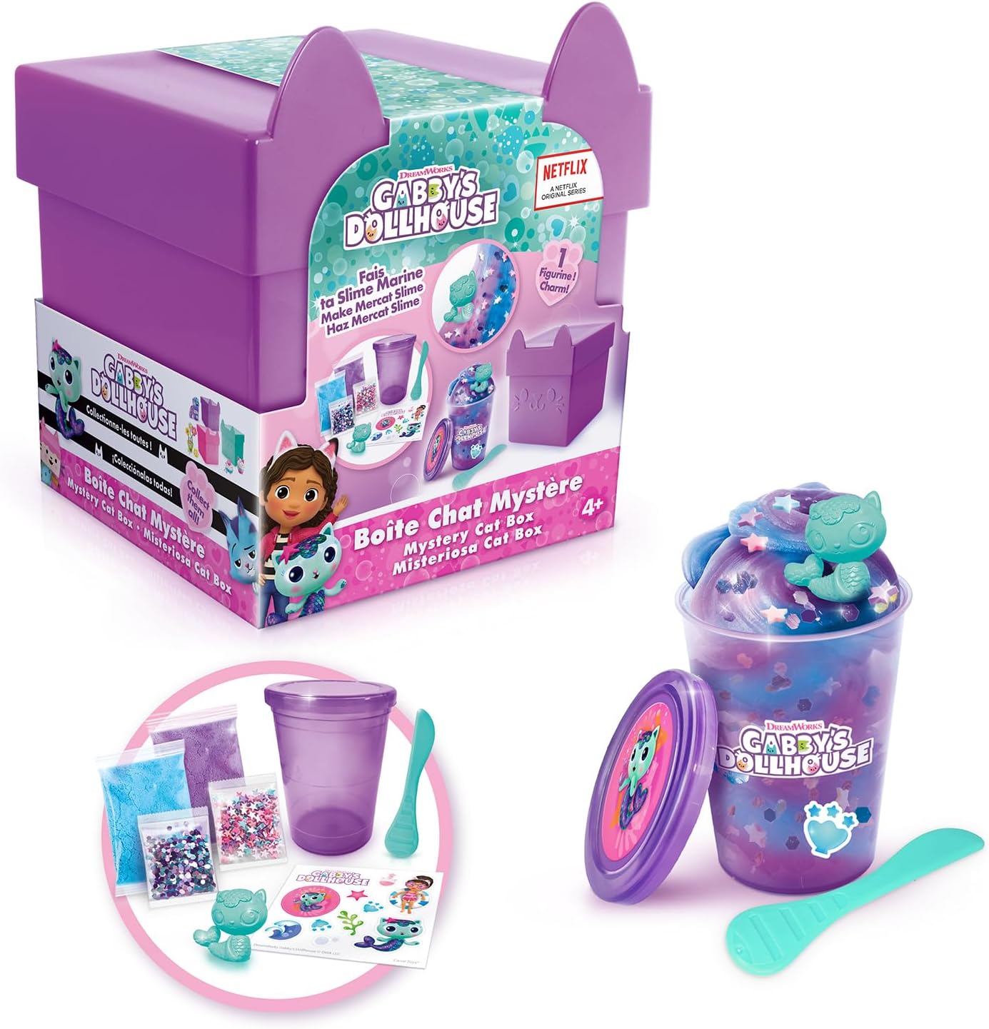 Mystery Cat Box Slime Sensory Kit