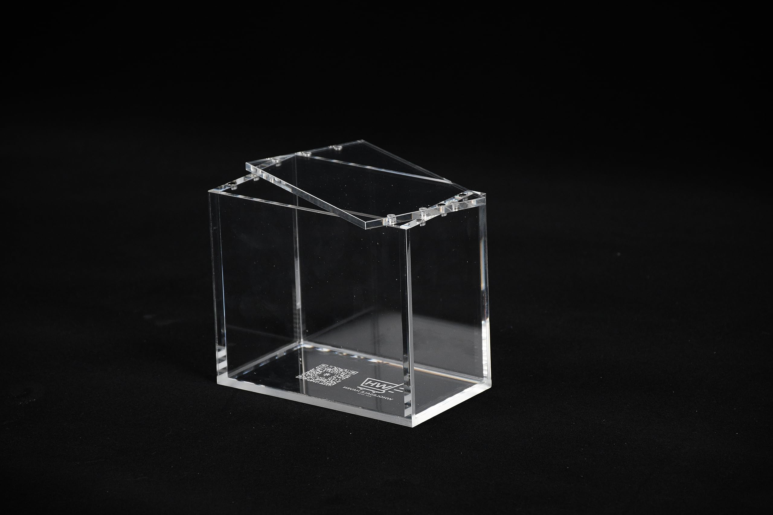 Acrylic Display Case for Pokemon Booster Box 5MM Thick with Strong Magnetic Grip