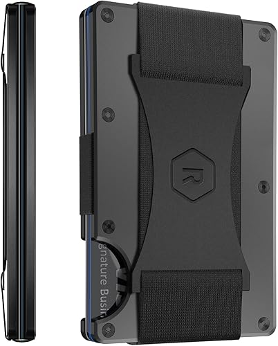 Miniatura 13 de Cartera Ridge para hombres - Billetera delgada y minimalista compacta y tarjetero, carteras con bolsillo frontal protegido por RFID para hombres con