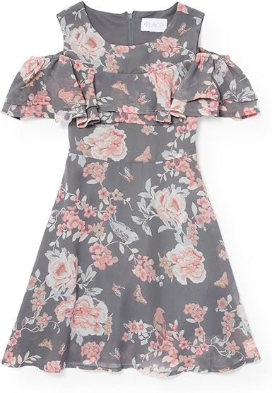 cold shoulder dress girls