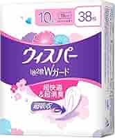 Amazon.co.jp: WHISPER ウィスパー 1枚2役Wガード 10cc 38枚