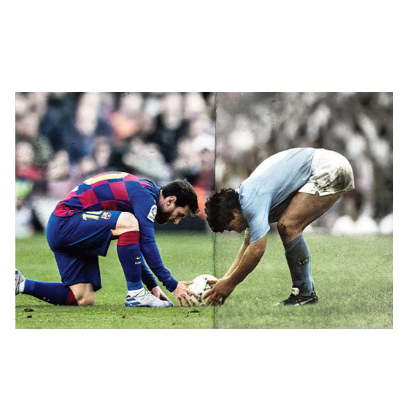 Amazon.co.jp: Yxbhhym メッシとディエゴマラドーナのポスター