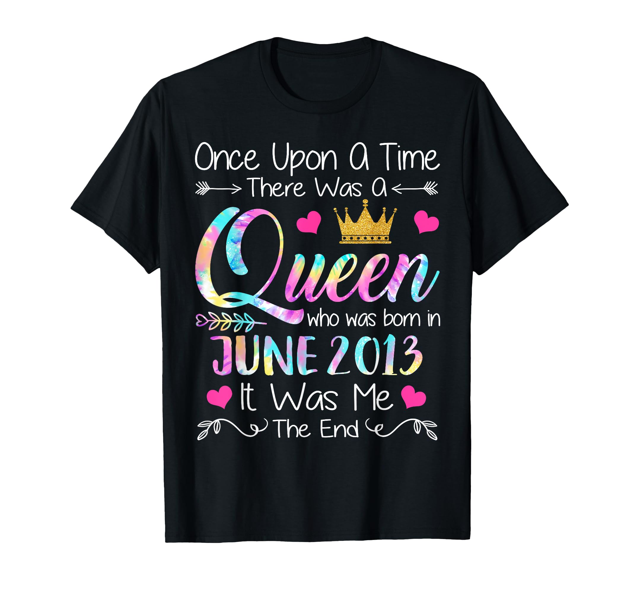 12 Years Old Birthday Girl 12 Birthday Queen June 2013 T-Shirt