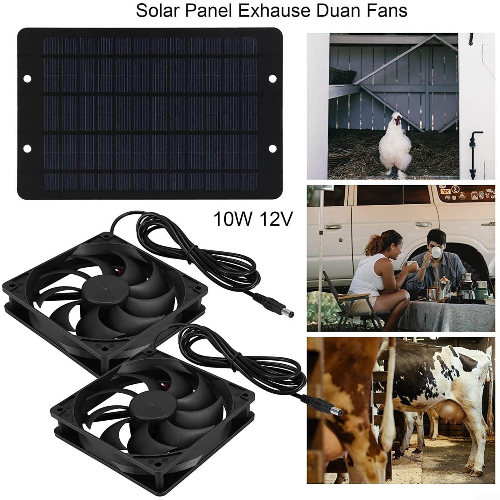 SPORTARC Ventilateur d'extraction de panneau étanche extérieur
