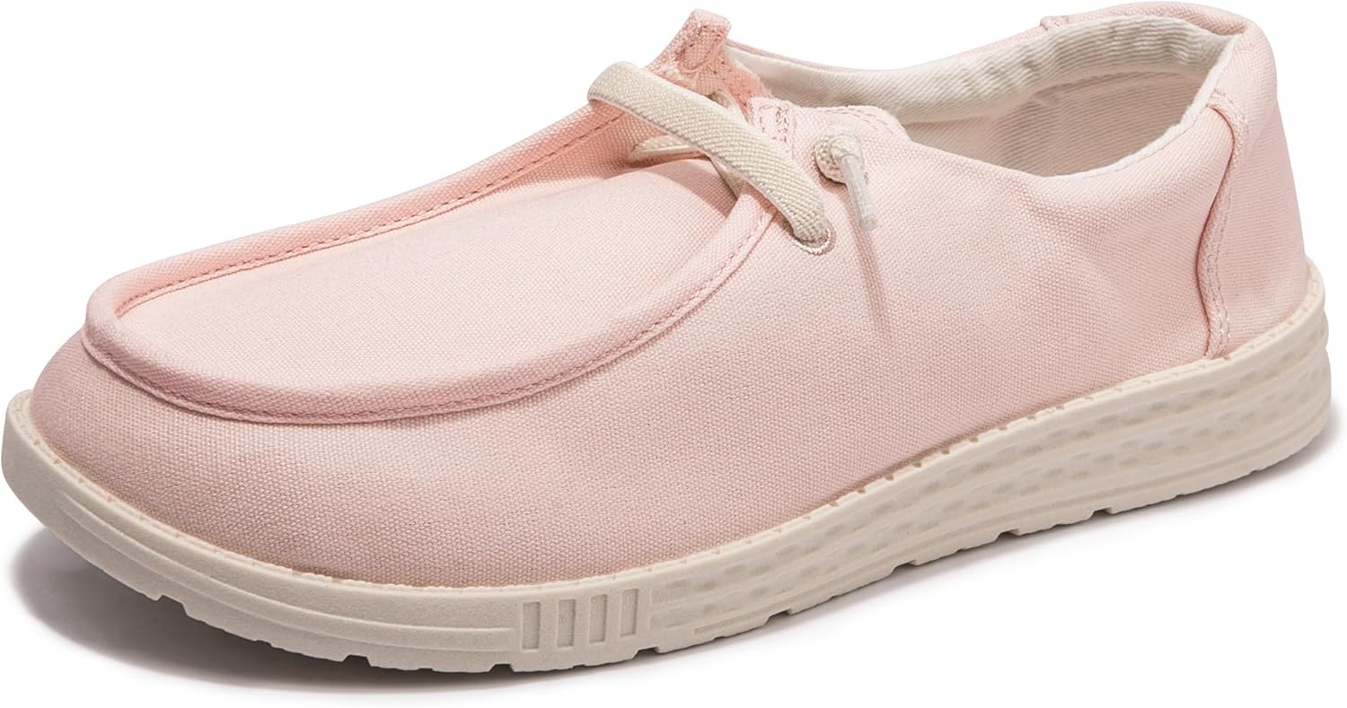 Women's Slip On Loafers - Canvas Casual Walking Shoes Comfortable Low Top Flats Outdoor Fashion Sneakers - Image 3