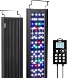 hygger Aquarium LED Light, Full Spectrum Aquarium Light, Aquarium Plant Light with Controller, 5 Modes with Timer, 8 Colors, 10 Adjustable Brightness (58W(120-135CM)) - 9