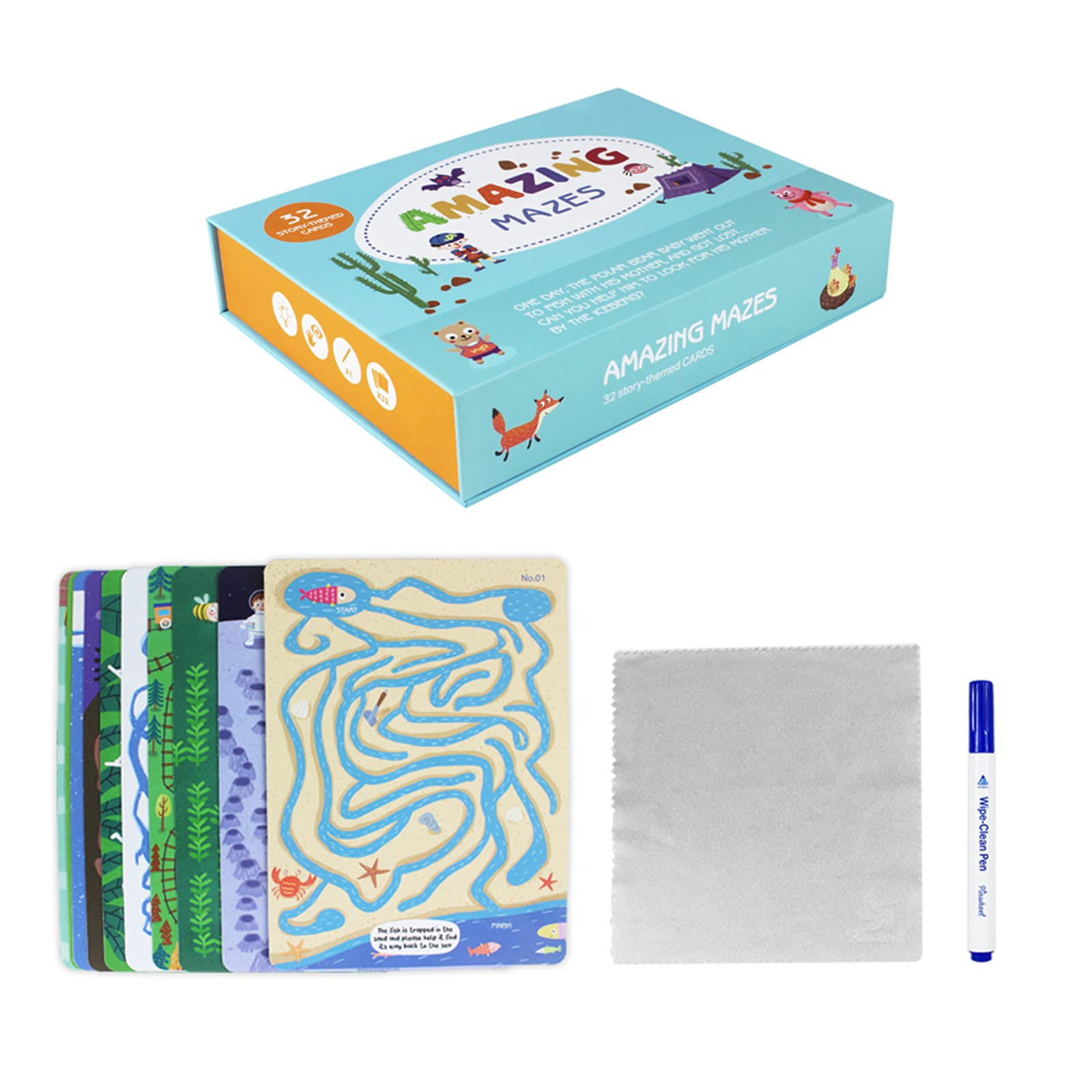 Buy NOOLY Preschool Toddler Flash Cards,Logical Thinking Training