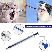 Vista 16 de 100Pack -1ml Luer lock Syringes with 23Ga(1inch) Needles, Individually Packaging Disposable Plastic Syringes and Needles for Scientific Labs