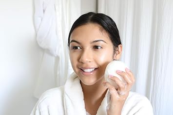 Teami Exfoliating Konjac Facial Sponge - Cleansing Pore Refining Face Sponges (Chamomile)