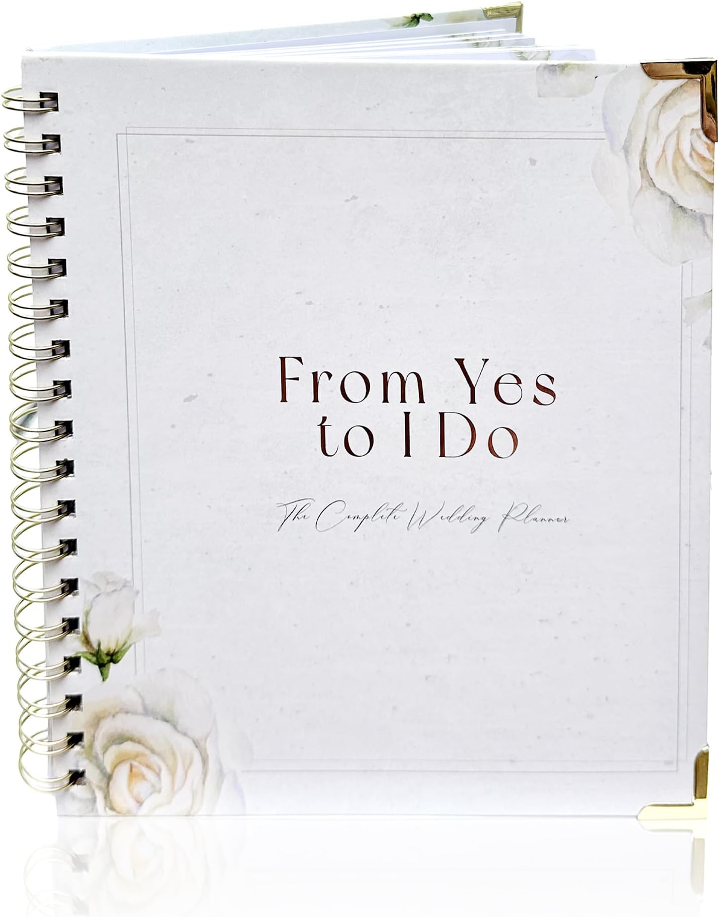 Utopia Store - From Yes To I Do - Wedding Planner & Organizer - Step By Step Checklist, Advice And Countdown Calendar - Gift For Future Brides and Newly Engaged Couples - Plan with Ease!
