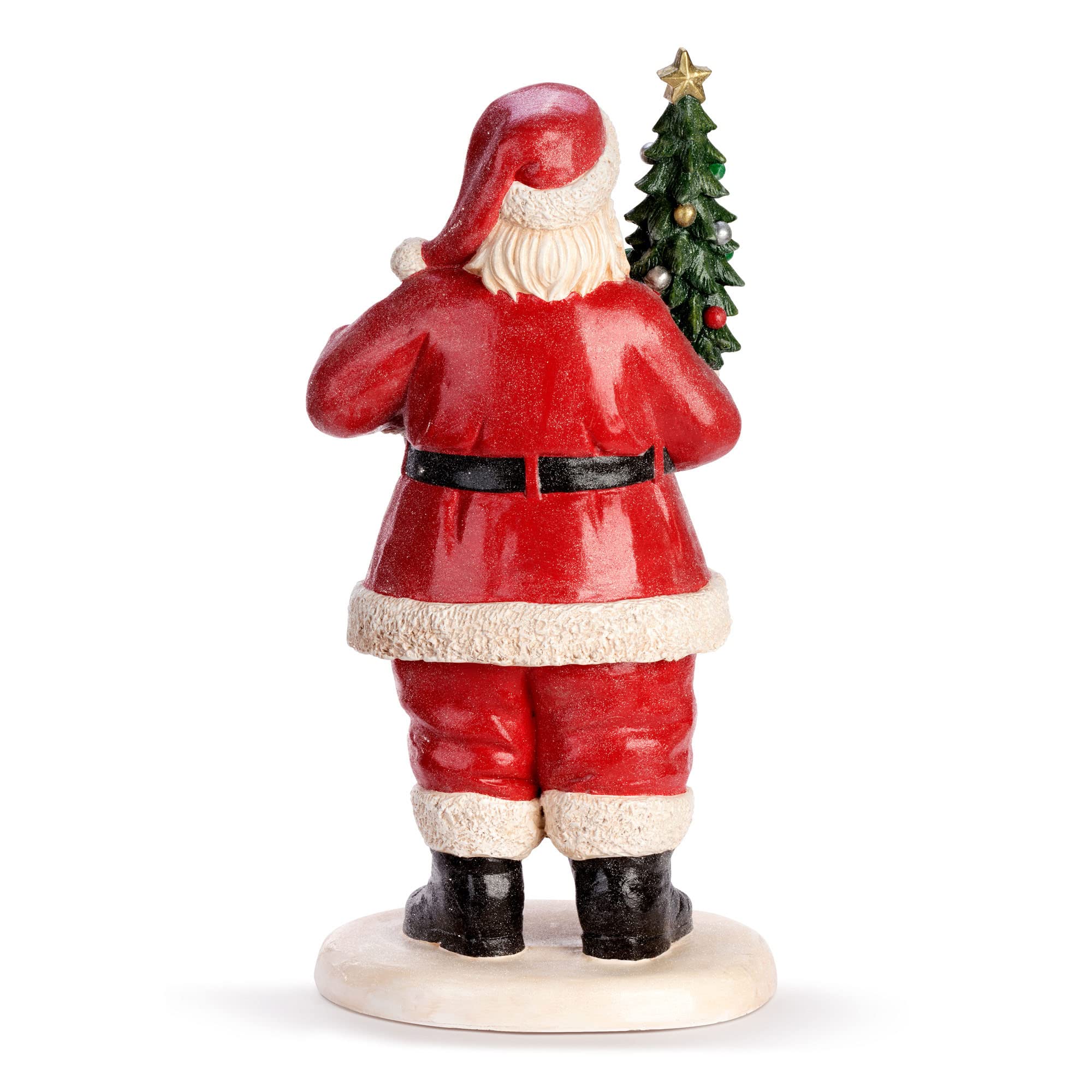 Amazon.com: DEMDACO Santa with Christmas Tree Red and White