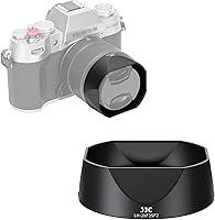 JJC Lens Hood for Fujifilm XF 35mm F2 R WR, XF 23mm F2 R WR, XC 35mm F2 - Replaces LH-XF35-2, Anti-Flare Protection