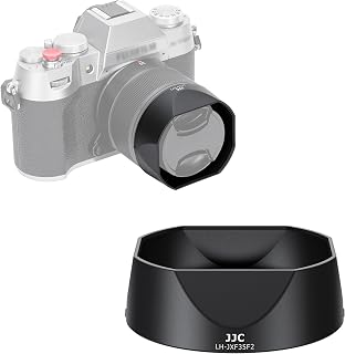 JJC Lens Hood for Fujifilm XF 35mm F2 R WR, XF 23mm F2 R WR, XC 35mm F2 - Replaces LH-XF35-2, Anti-Flare Protection