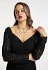 faina women's dress with punching