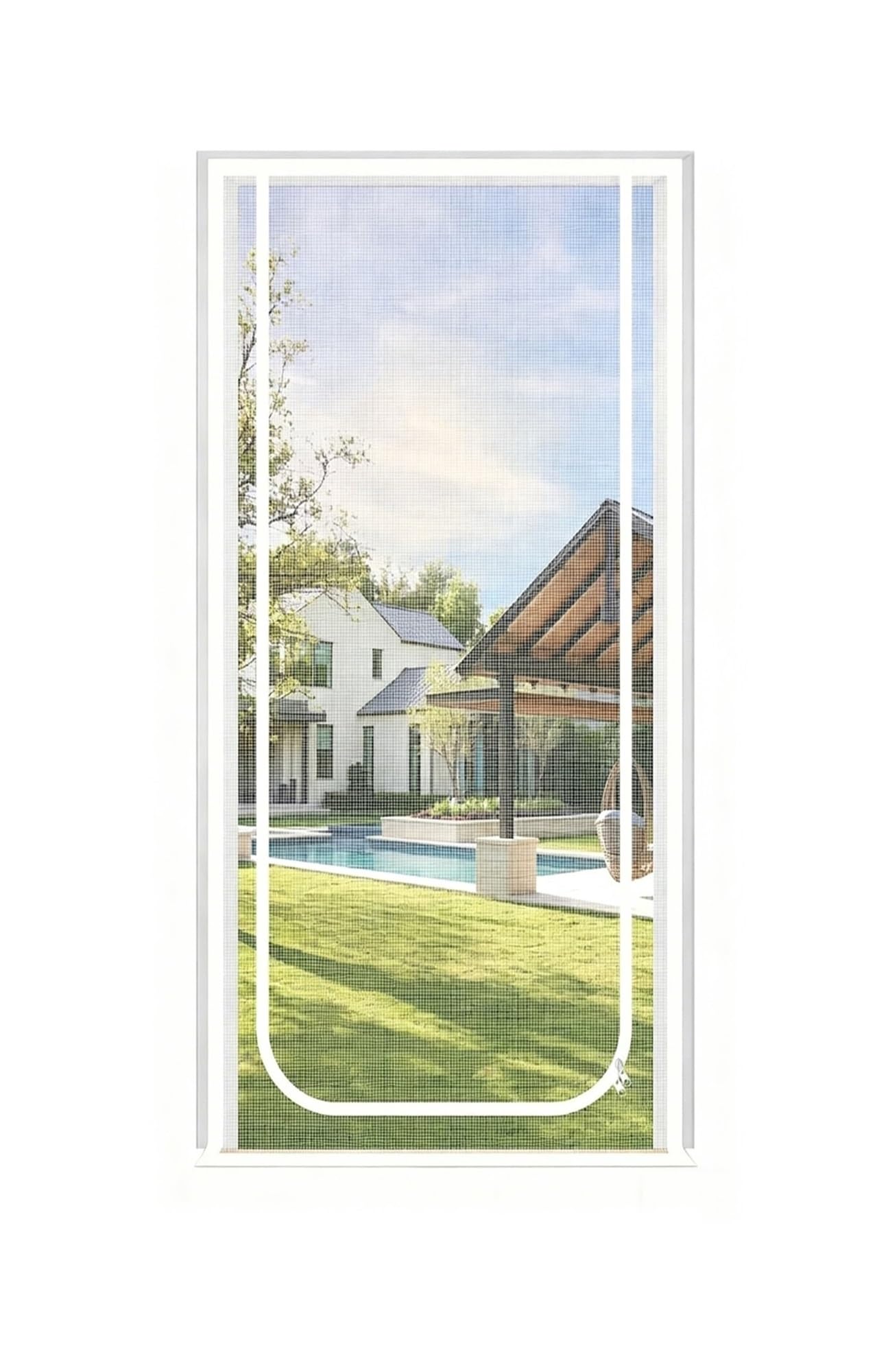 Pet Zipper Screen Door, Cat Screen Net for Balcony, Pets Door, Mesh, Multiple Sizes(B,80x210cm)