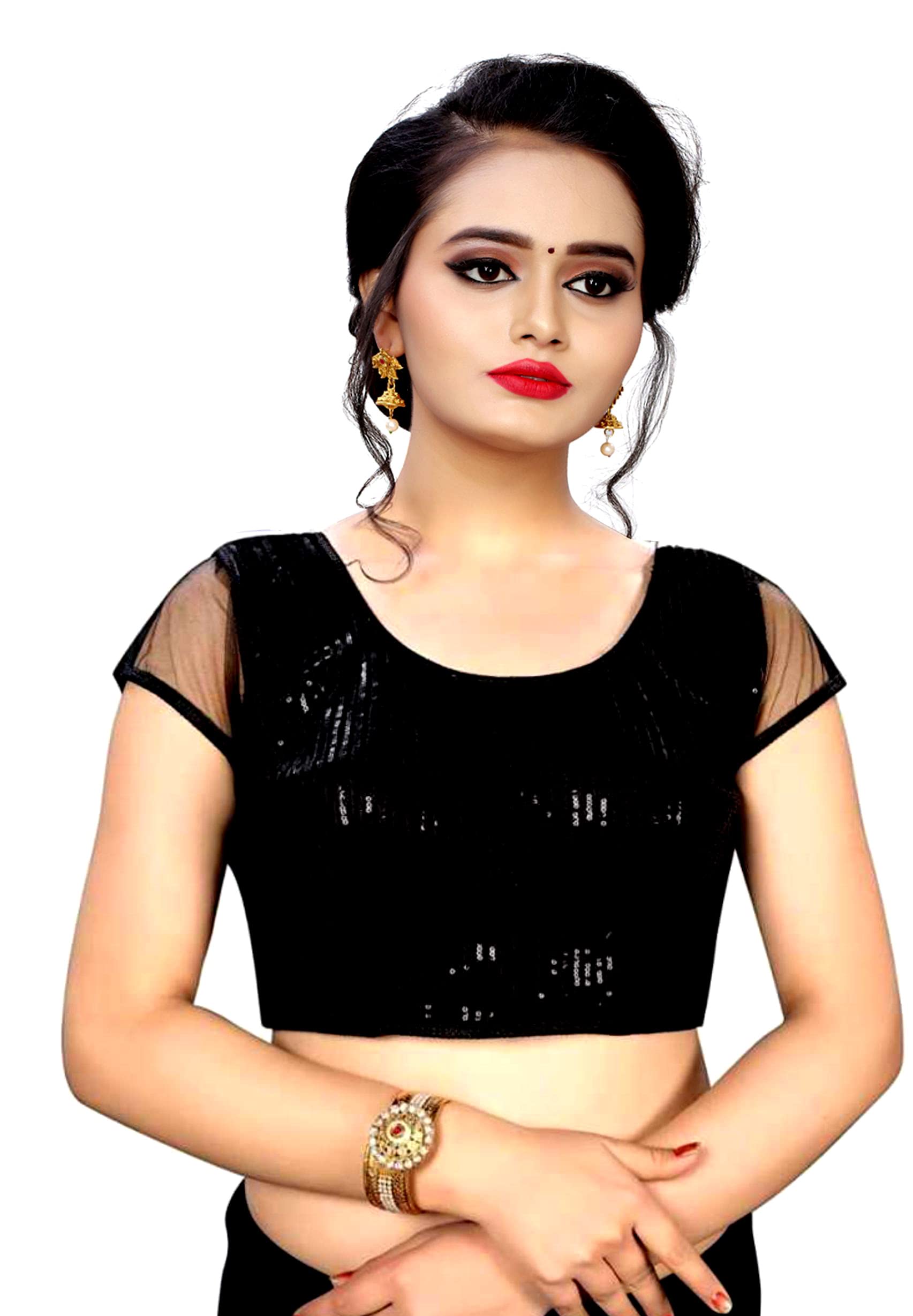 Hitarth FashionWomen's Cotton Sleeve Blouse