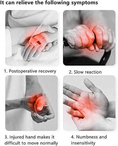 Miniatura 4 de Rehabilitation Robot Gloves, Hand Stroke Recovery Equipment, Left & Right Hand Finger Rehabilitation Trainer, Relieve Hand