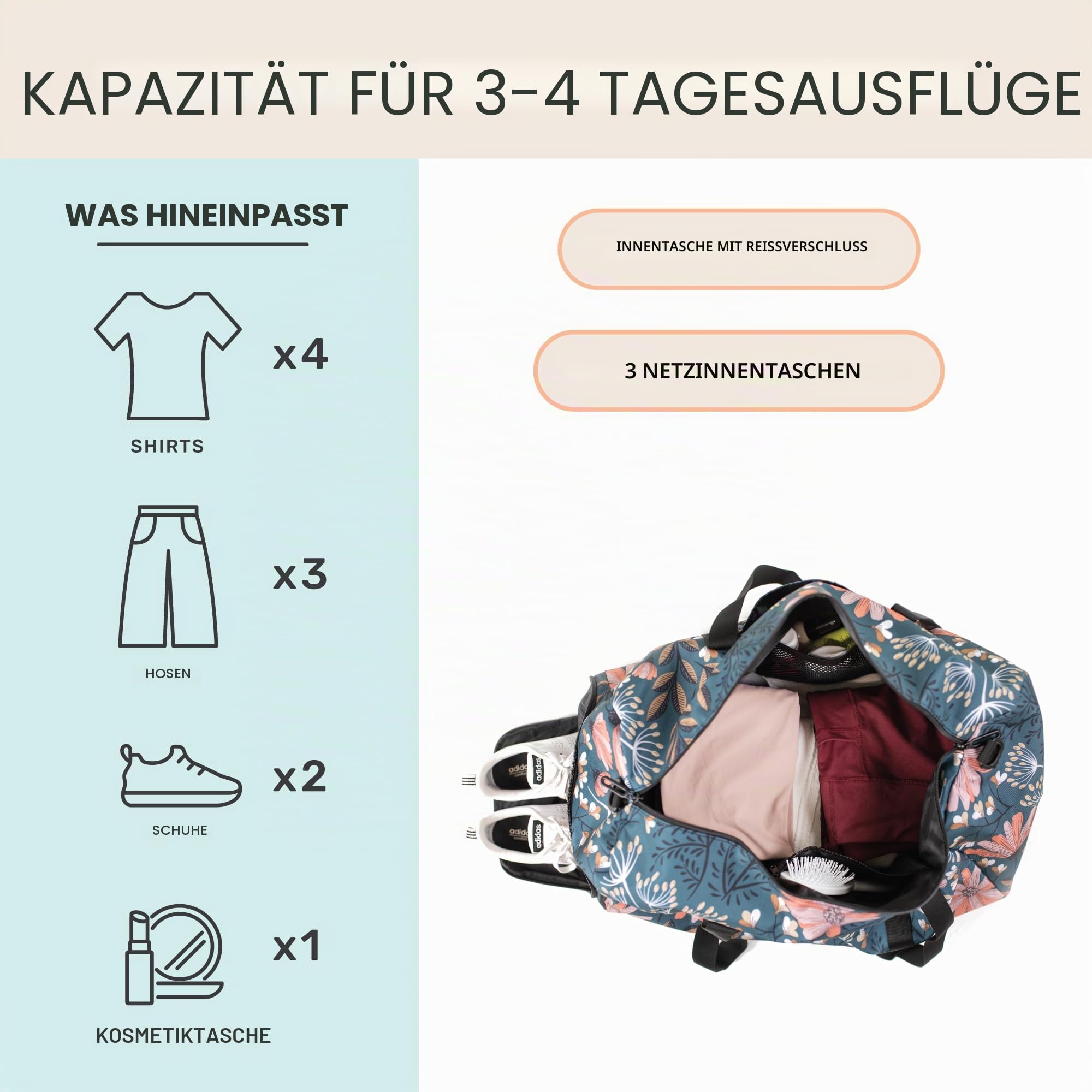 Jadyn Unisex-Erwachsene Weekender Gepäck-Handgepäck