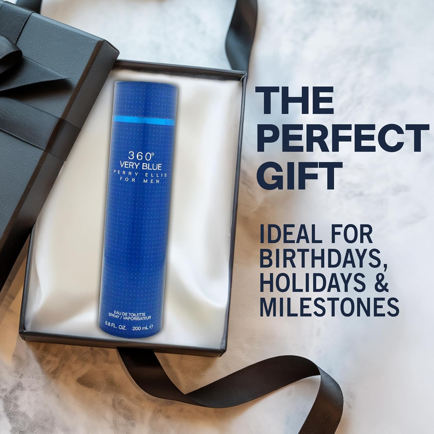 360 Very Blue by Perry Ellis for Men - 6.8 oz EDT Spray - Image 5