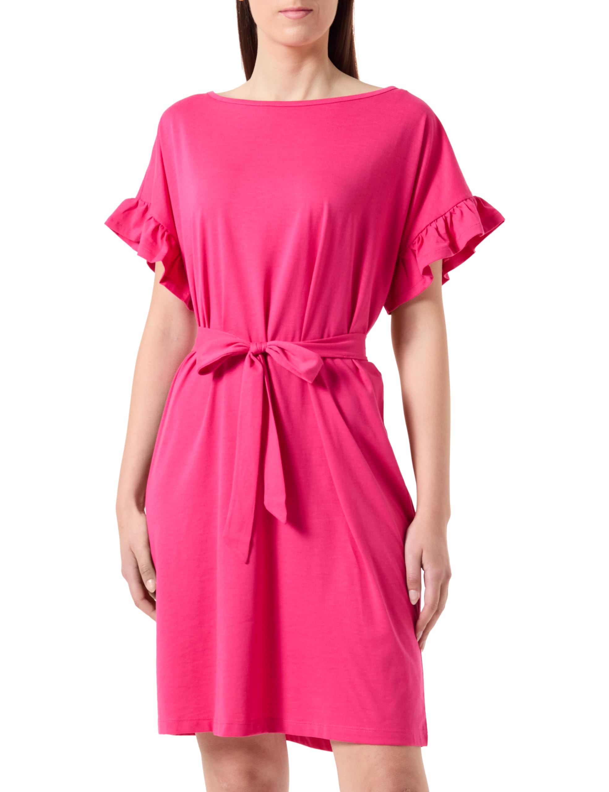 Vila Sukienka Kobiety Visummera Boat Neck S/S Dress/R