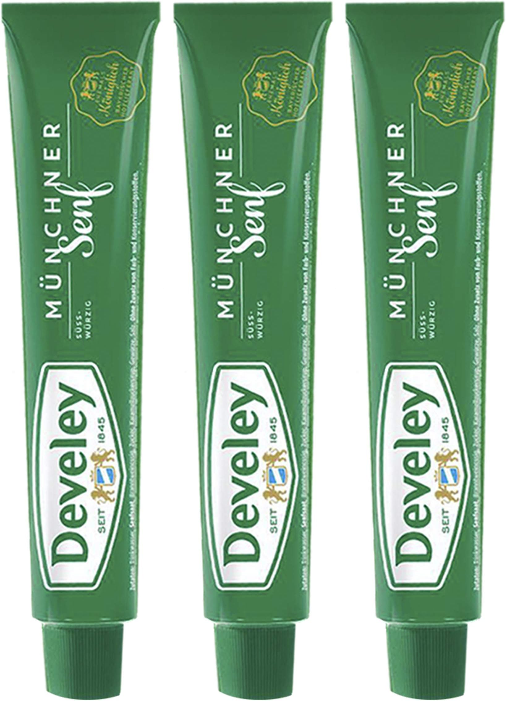 Develey Munich Mustard 3 x 100 ml, Develey/Germany