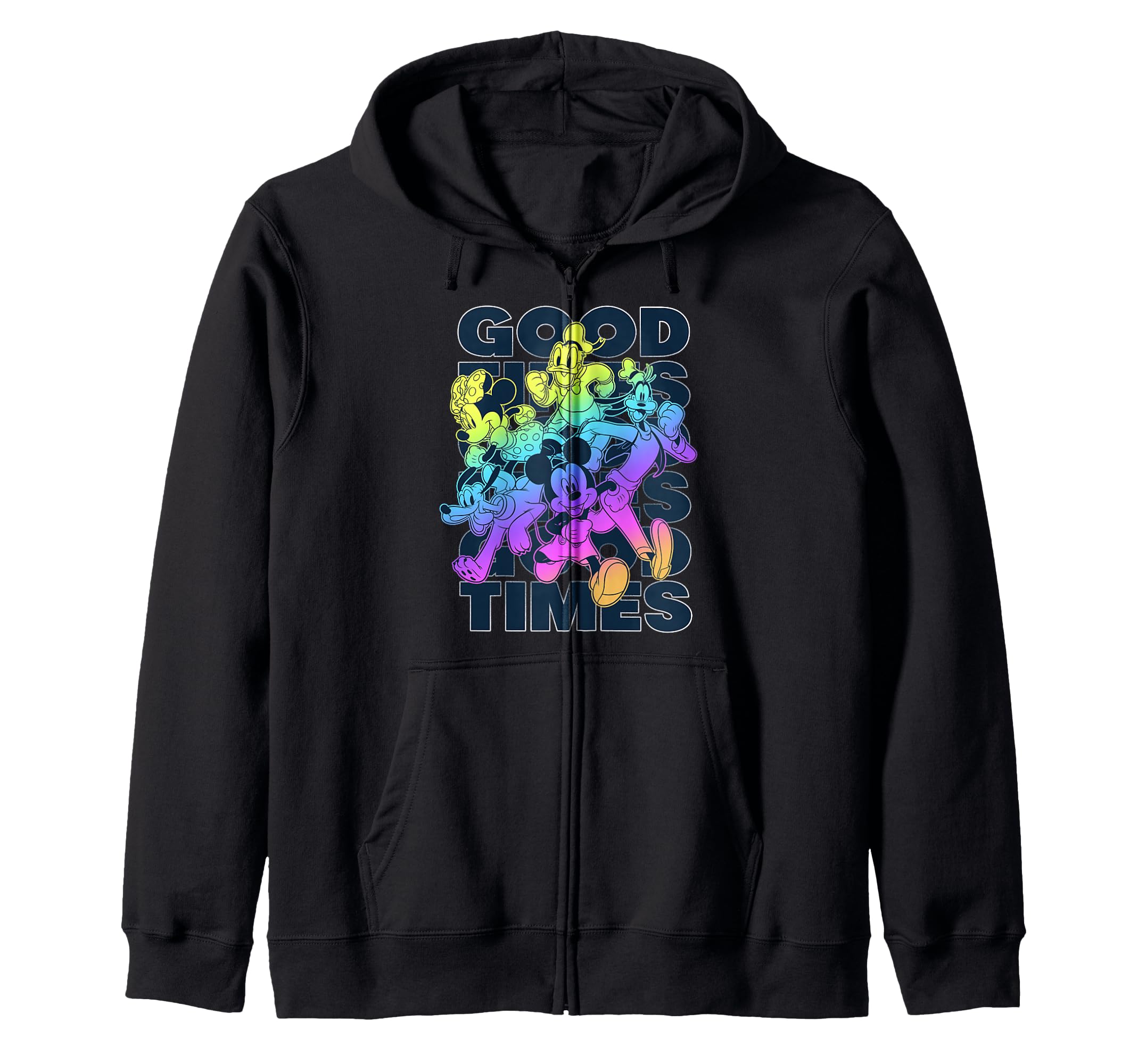 Sweat à capuche Disney Mickey avec fermeture éclair veste rétro