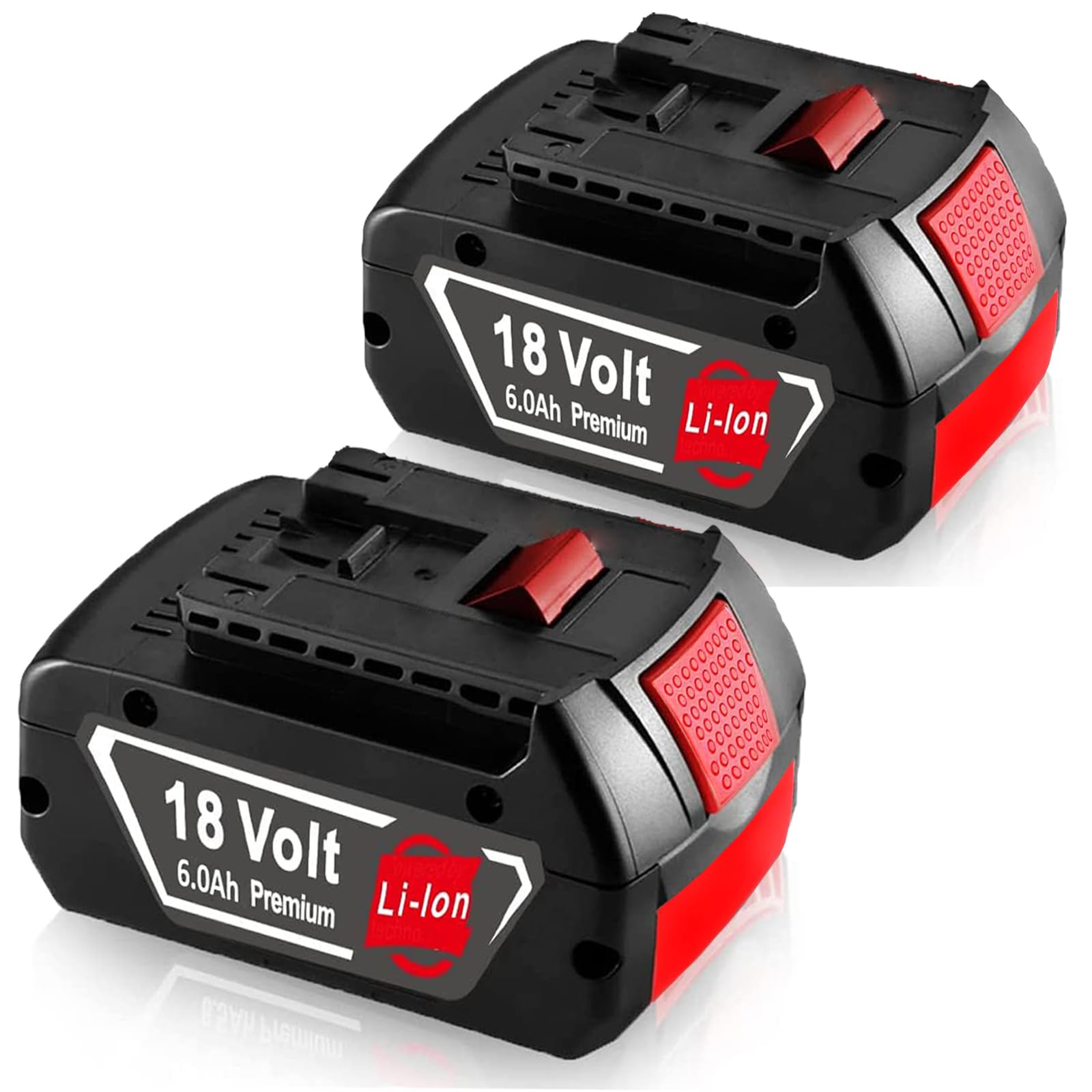 2 batterie sostitutive da 18 V, 6,0 Ah, 6000 mAh, per BAT618 BAT618G BAT609 BAT609G BAT619 BAT619G BAT610G BAT610 BAT612 BAT622 18 V