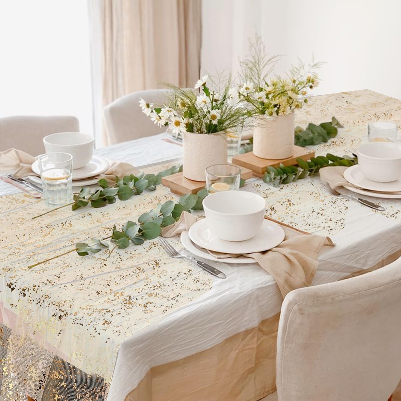 Aikeis Camino de mesa dorado con lentejuelas y purpurina, decoración de mesa para fiestas doradas, ideal para bodas, cumpleaños, Navidad, mesas, novias, baby showers (70 x 300 cm)