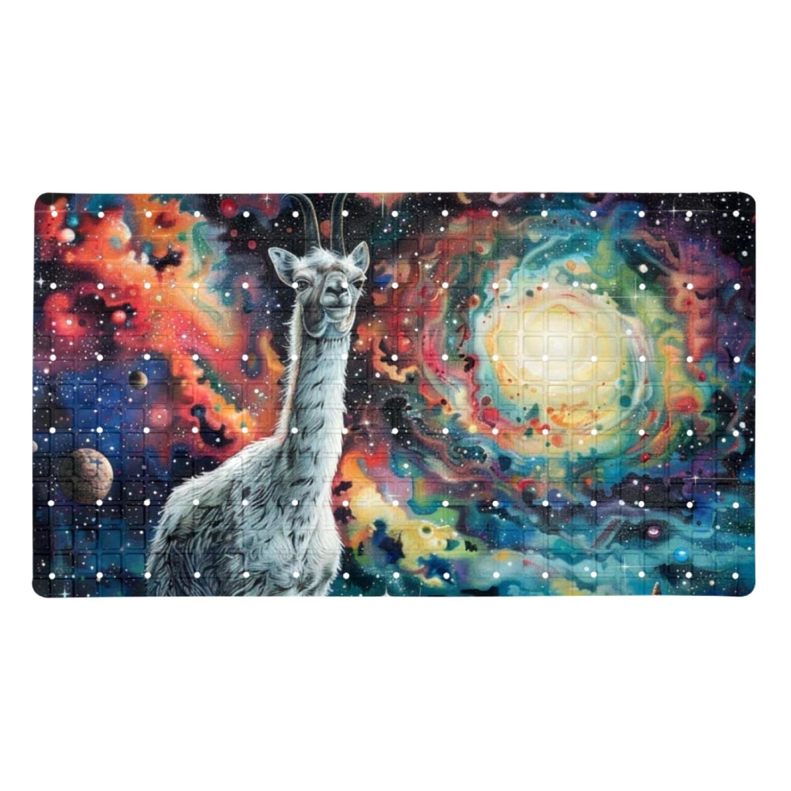 Tapis de bain antidérapant grand format séchage rapide avec ventouses