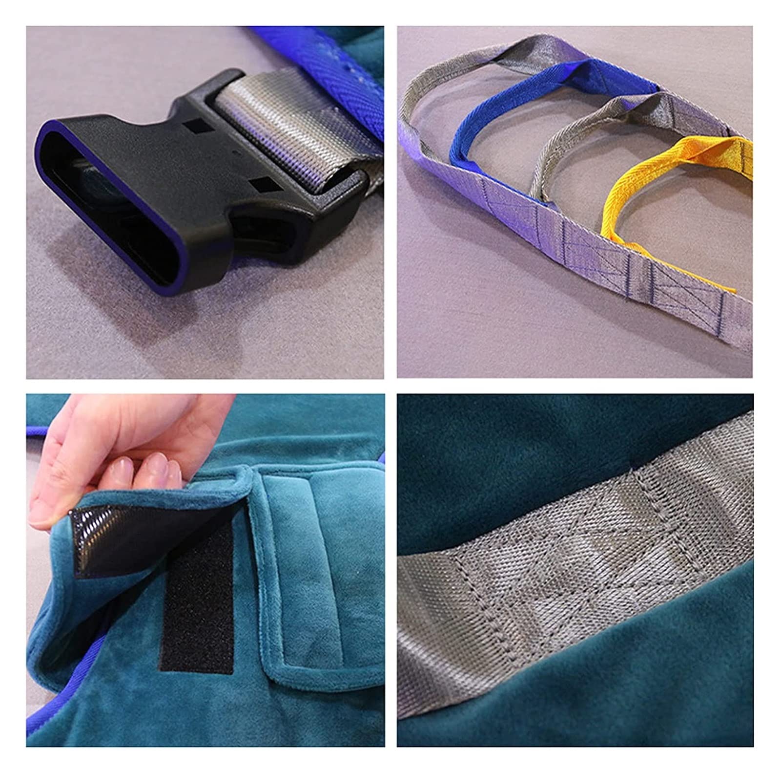 MM Imbracatura per Paranco per Sollevatore GambeMultiuso Regolabile Imbracatura Standard per Sollevatore Disabili e Anziani Modello, Medical Handicap Four Point Sling Grande capacità di Carico 380 Lib