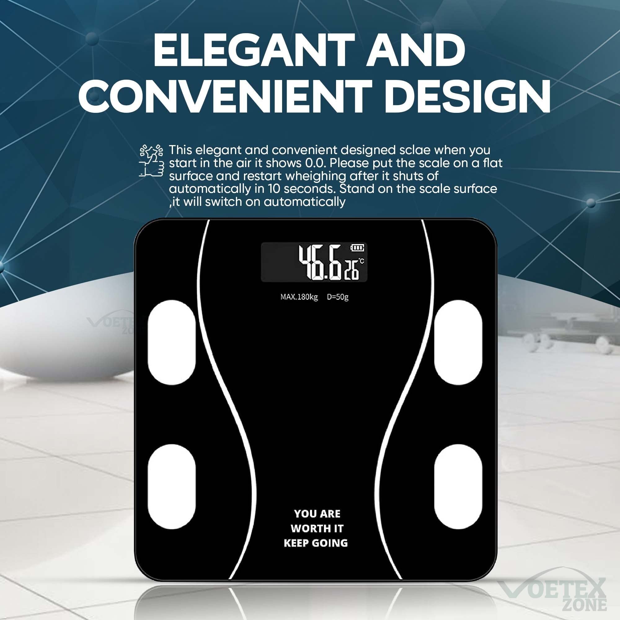 Buy Voetex Zone's Digital Electronic LCD Personal Body Fitness Weighing