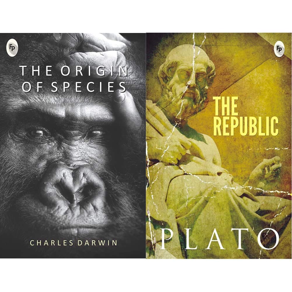 The Origin of Species + The Republic (Set of 2 Books)