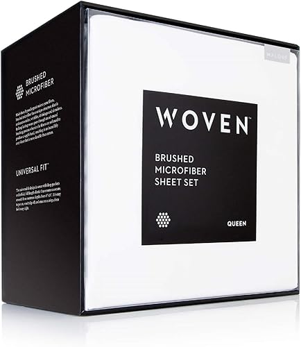 Miniatura 7 de Juego de ropa de cama Malouf, 100% sábanas de microfibra, supersuave, de lujo, resistente a las arrugas, Ceniza, King