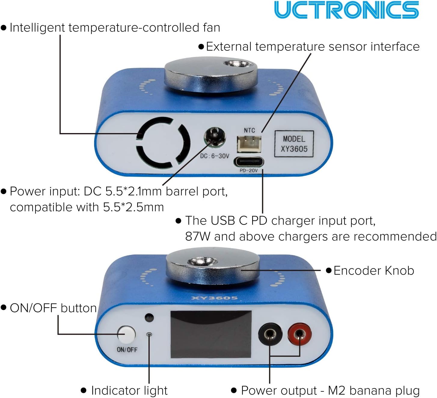 One-Day Sale: Up to 60% Off UCTRONICS Portable DC Voltage Regulator Adjustable Power Supply, DC 6-30V Step Down Up to 0-36V 5A 180W Mini Buck Boost Converter Module Free Shipping 🛒 UCTRONICS Portable DC Voltage Regulator Adjustable Power Supply, DC 6-30V Step Down Up to 0-36V 5A 180W Mini Buck Boost Converter Module