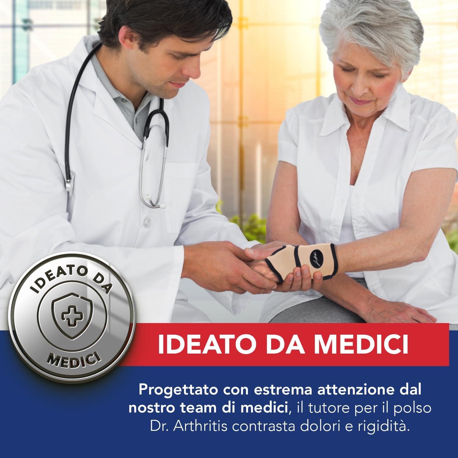 Polsini Palestra e Sollevamento Pesi con Cinghie Regolabili (1 Paio, Beige) – Polsiere Palestra a Compressione per Proteggere i Polsi da Tendinite e Altre Lesioni – Tutore Polso Traspirante