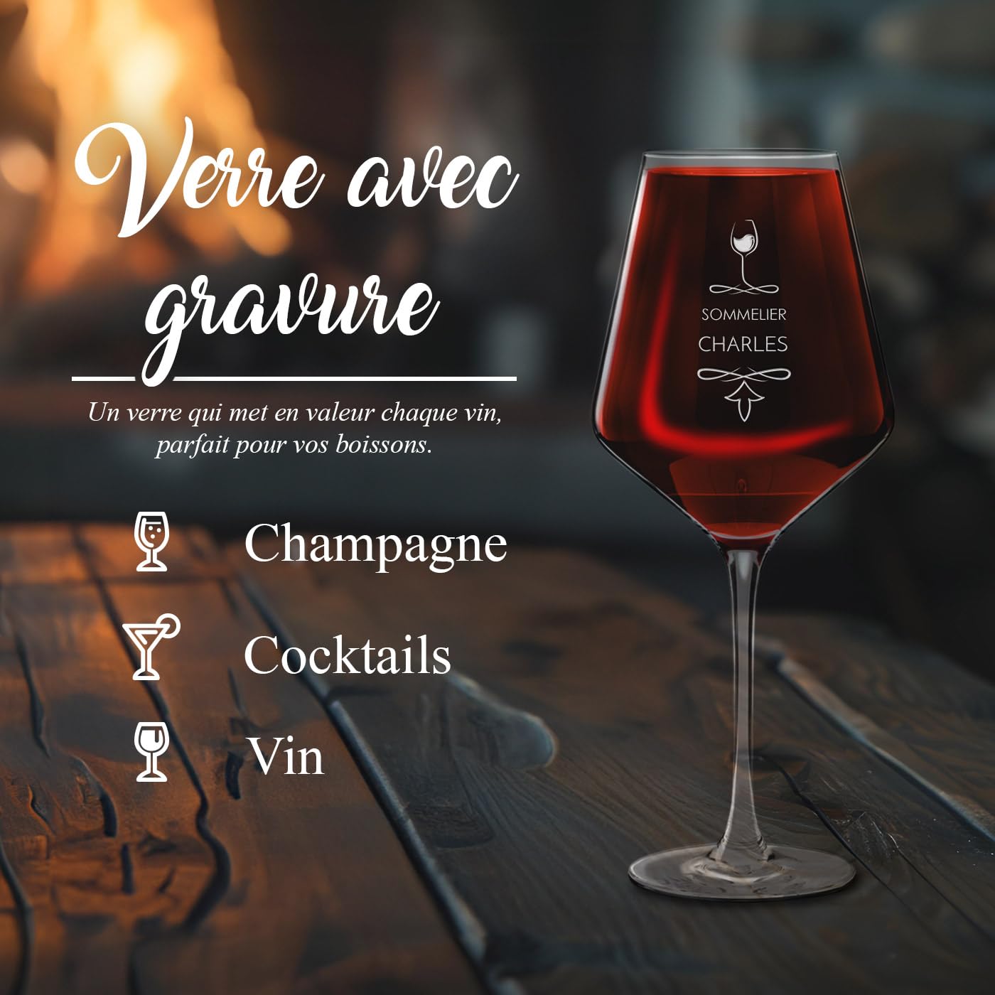 Maverton Ensemble de 6 Verres à Vin en Cristal pour l’homme