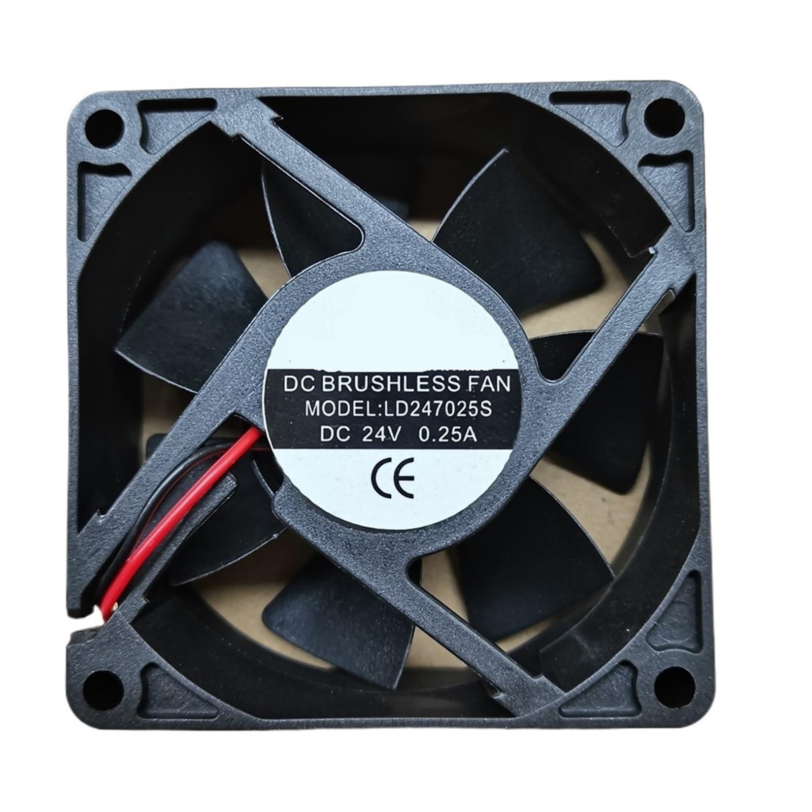 Ventilador para servidor LD247025S de 0,25 A y 24 V CC para flujo de aire óptimo