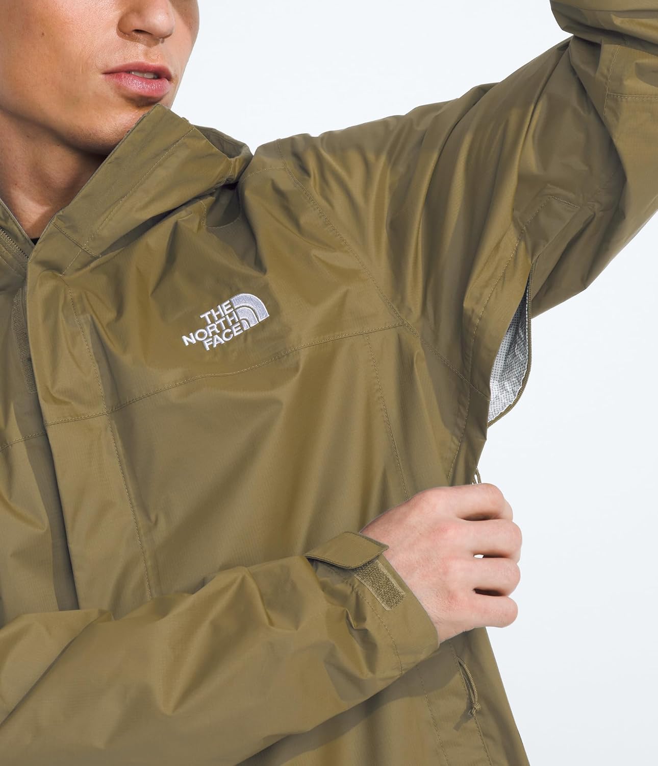 The North Face mens Venture 2 Jacket - Waterproof & Windproof Hooded Raincoat, Adjustable Hood, Breathable Pit-zips