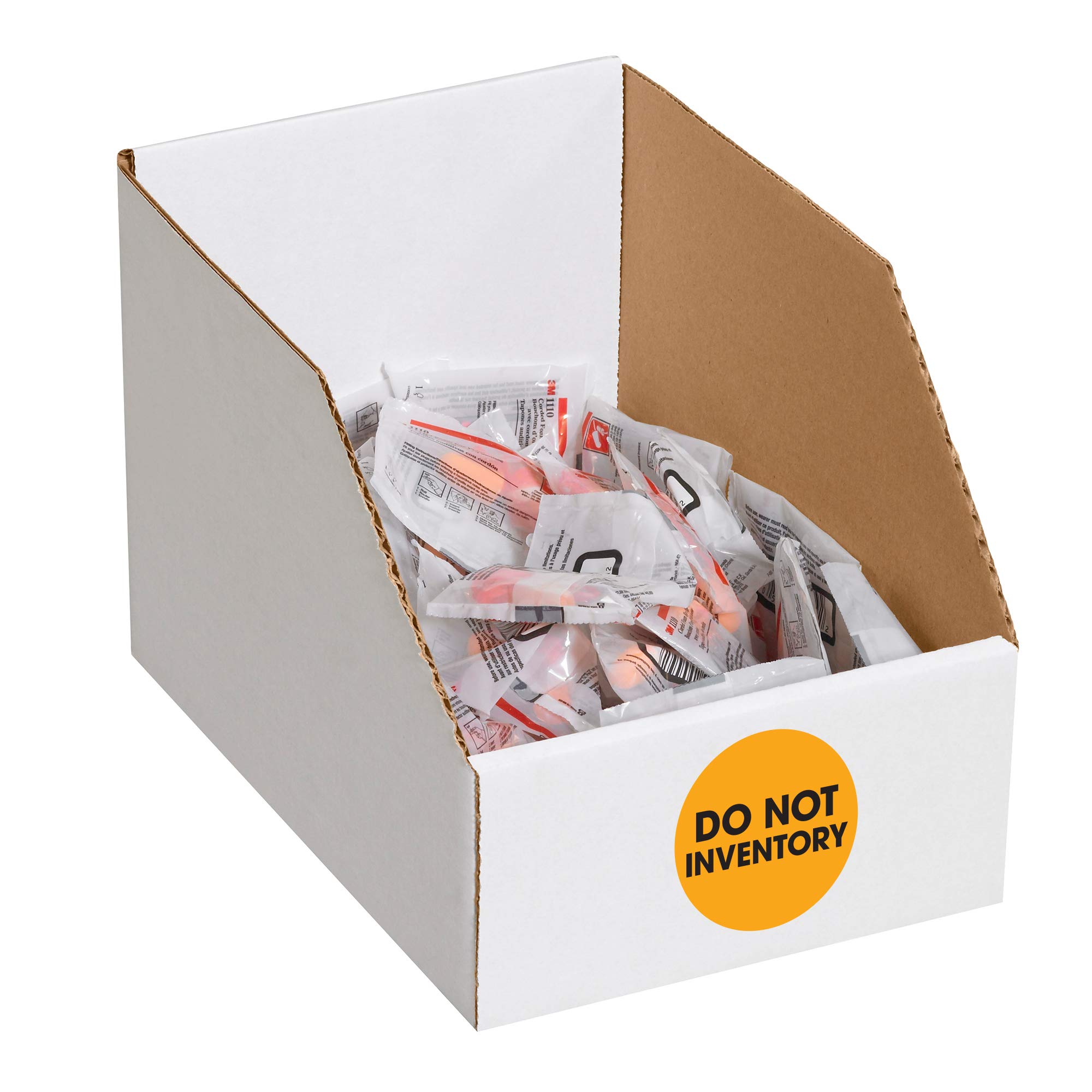 Tape Logic 2' Circle Label, 'Do Not Inventory', Fluorescent Orange, Roll of 500 Stickers, for Inventory Control and Warehouse Organization