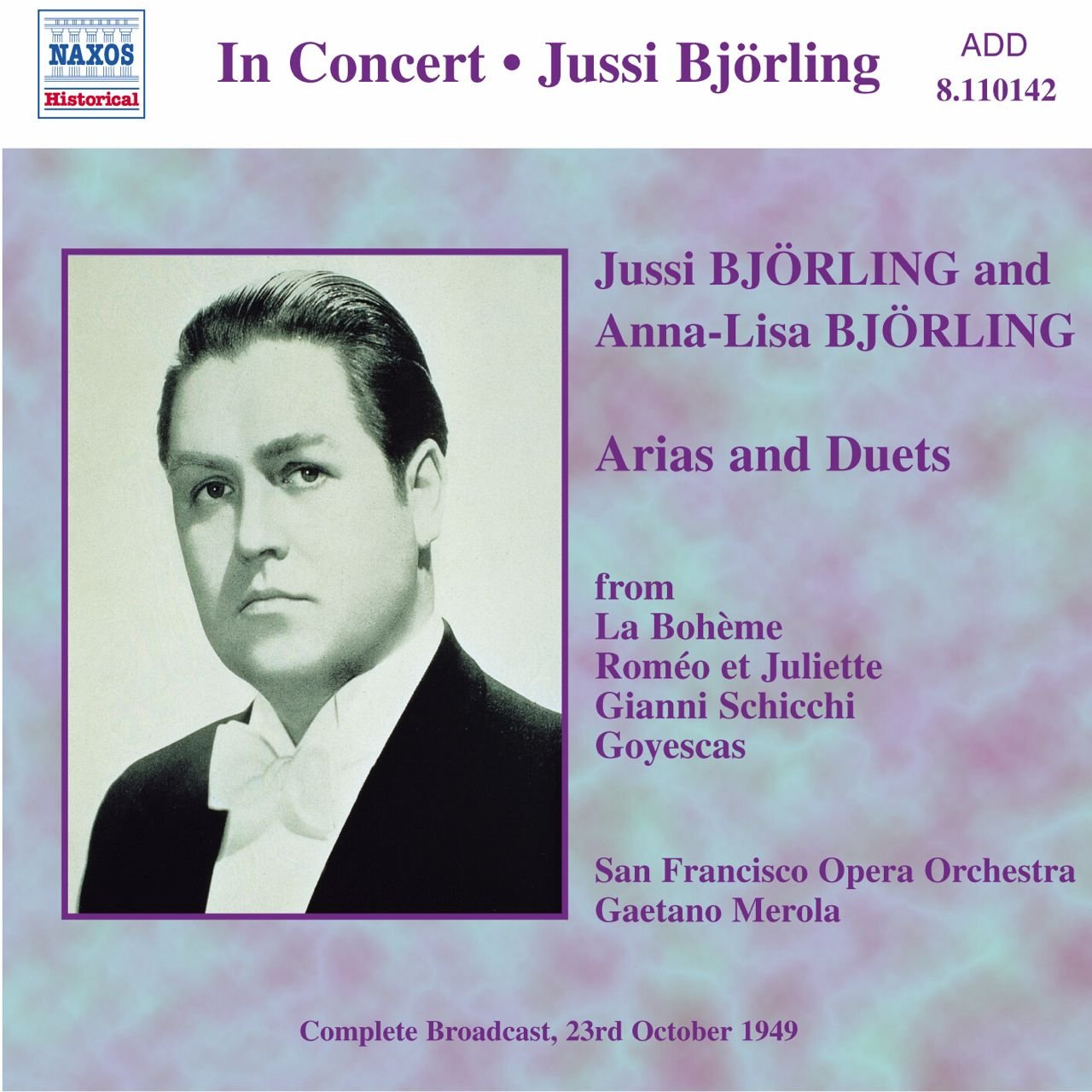 BJORLING, Jussi / BJORLING, Anna-Lisa: Arias and Duets