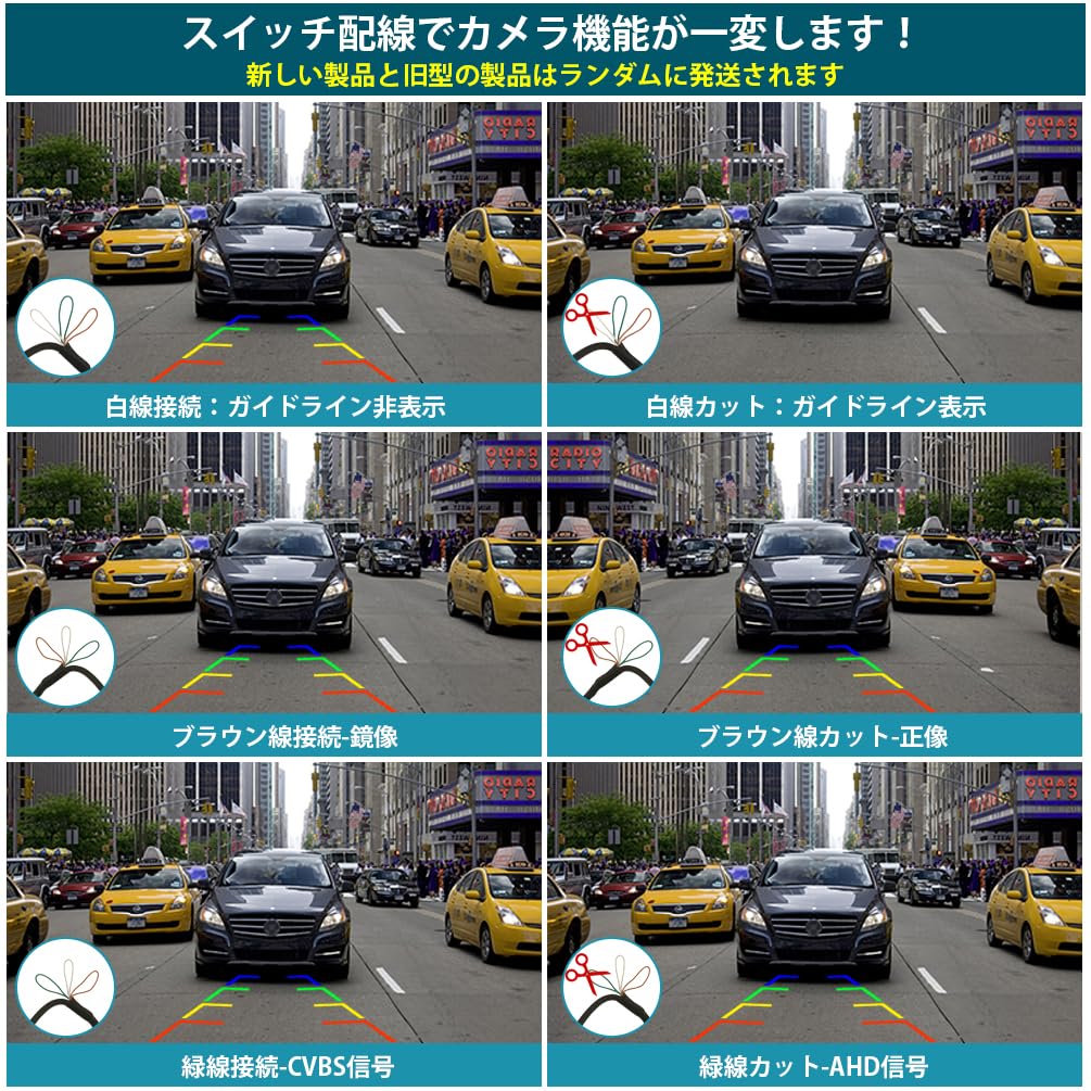 Amazon.co.jp: バックカメラ リアカメラ 100万画素 12V 24v 1080P 対応