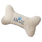 Personalization Universe Heart Paw Print Dog Bone Pet Pillow, Soft and Plush, Perfect for Pet Bed, Embroidered with Custom Name in Multiple Color Options, Dog Bed Accesory, for Large Dogs